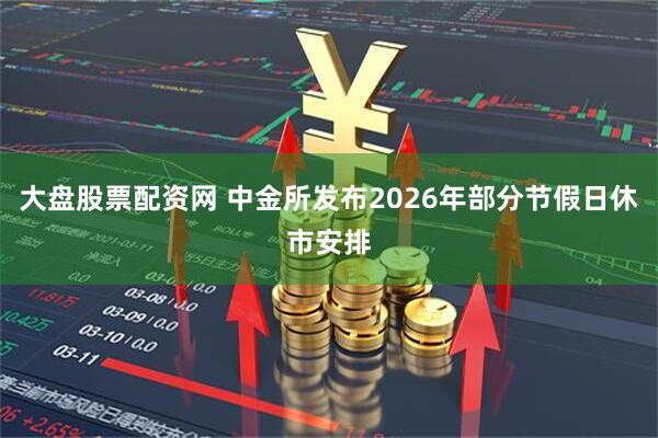 大盘股票配资网 中金所发布2026年部分节假日休市安排